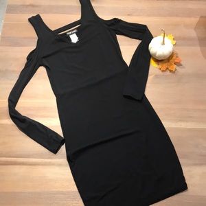 Cold shoulder dress